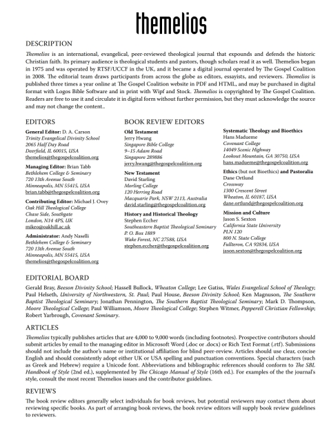 Cover image for book Themelios, Volume 40, Issue 2