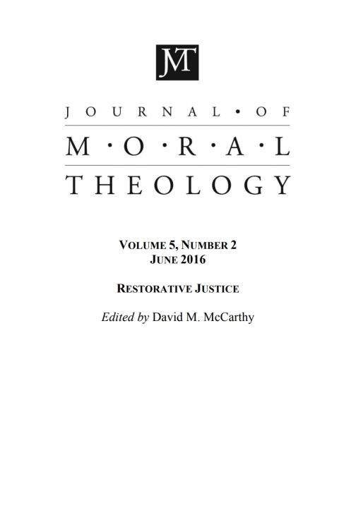 Cover image for book Journal of Moral Theology, Volume 5, Number 2