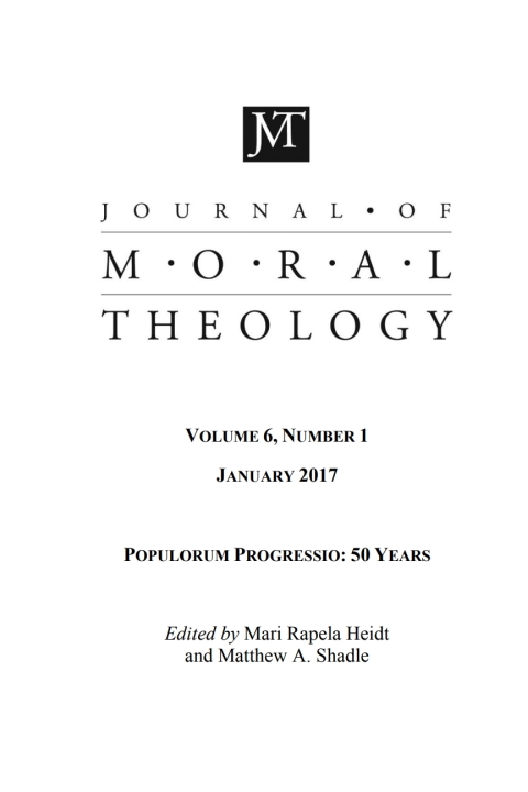 Cover image for book Journal of Moral Theology, Volume 6, Number 1