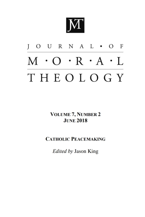 Cover image for book Journal of Moral Theology, Volume 7, Number 2