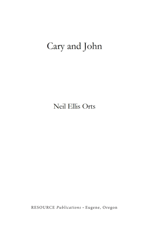 Cover image for book Cary and John