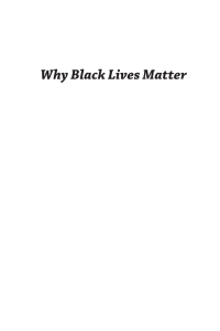 Cover image: Why Black Lives Matter 9781725252110