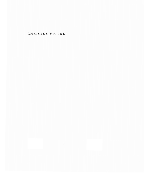 Cover image for book Christus Victor