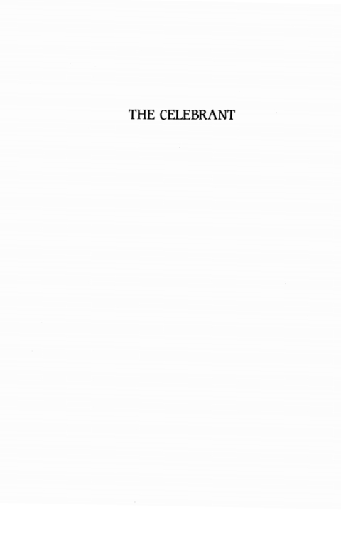 Cover image for book The Celebrant
