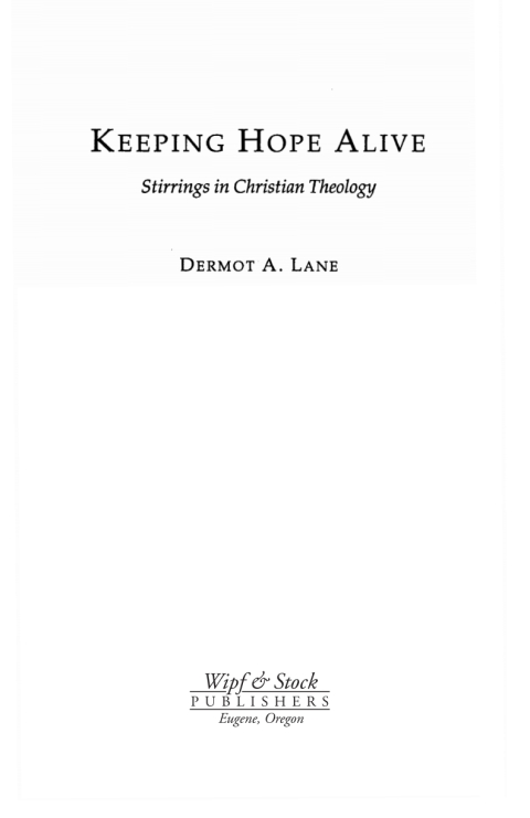 Cover image for book Keeping Hope Alive