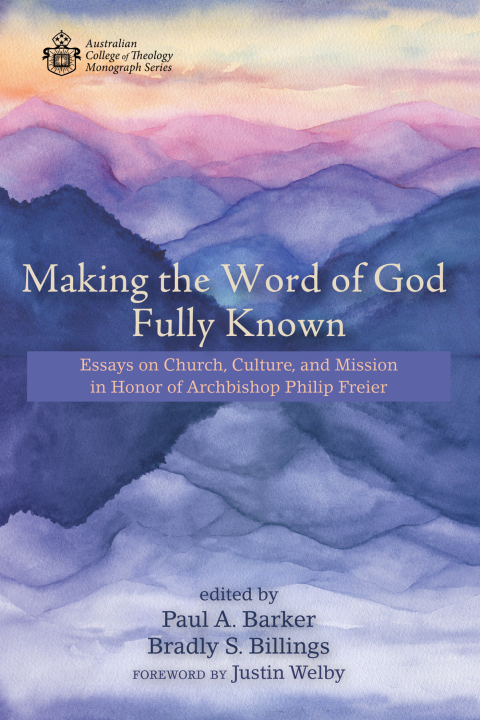 Cover image for book Making the Word of God Fully Known