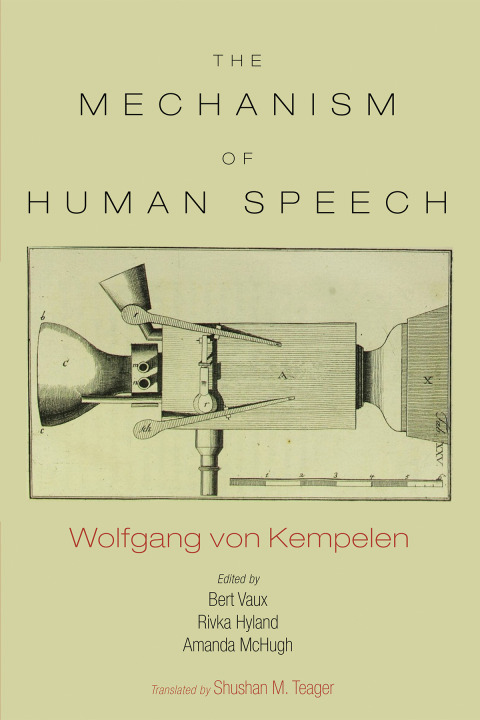 Cover image for book The Mechanism of Speech