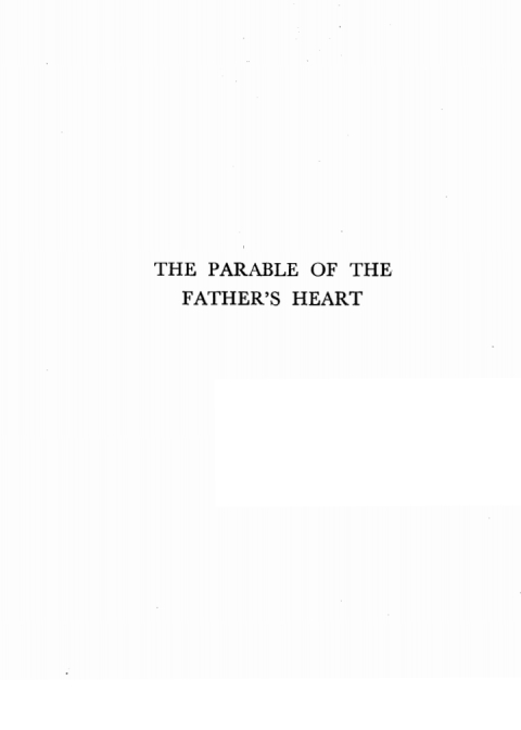 Cover image for book The Parable of the Father’s Heart