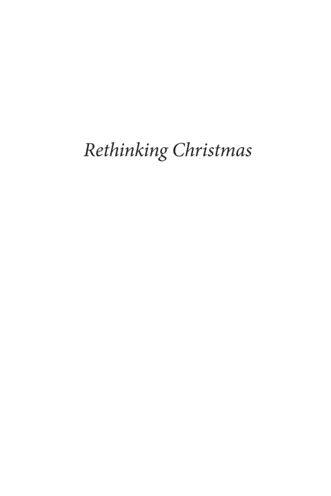 Cover image for book Rethinking Christmas