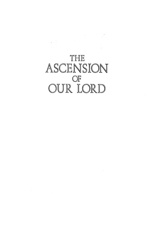 Cover image for book The Ascension of Our Lord