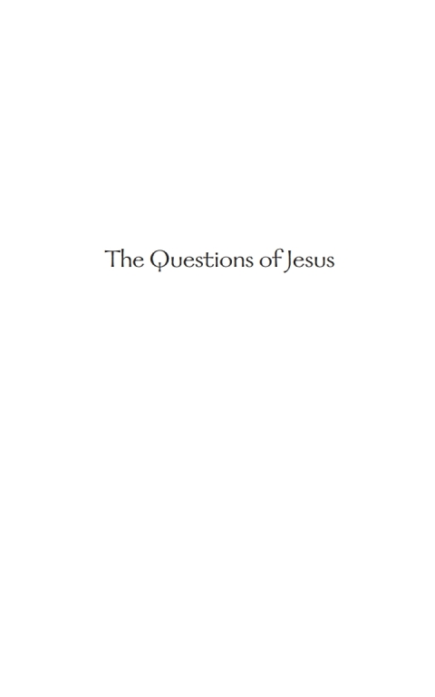 Cover image for book The Questions of Jesus
