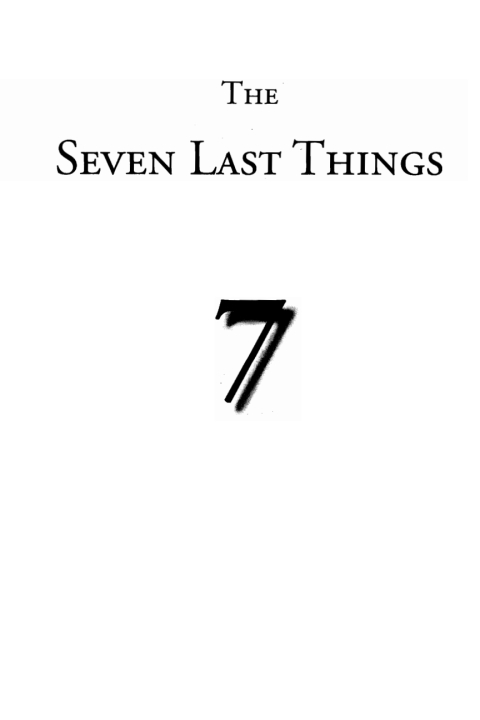 Cover image for book The Seven Last Things