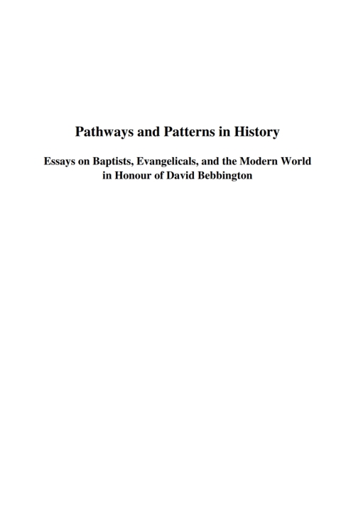 Cover image for book Pathways and Patterns in History