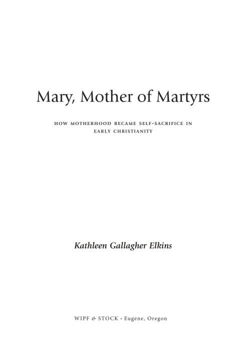 Cover image for book Mary, Mother of Martyrs