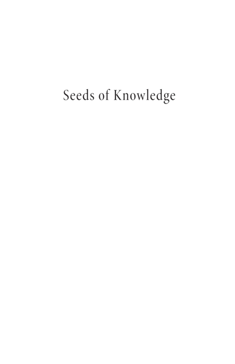 Cover image for book Seeds of Knowledge