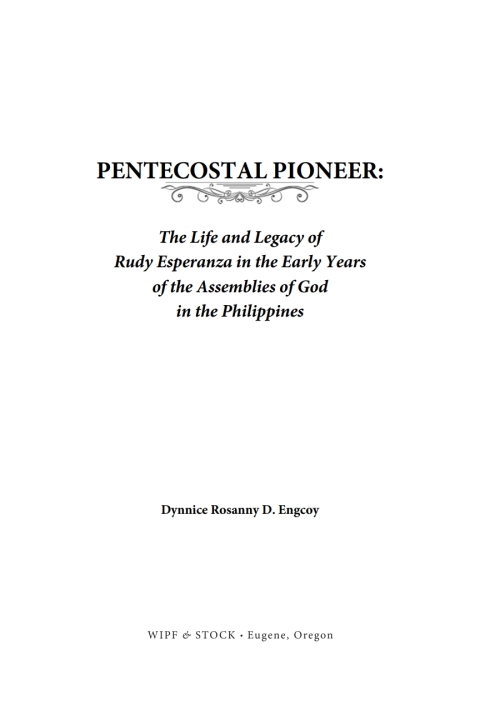 Cover image for book Pentecostal Pioneer