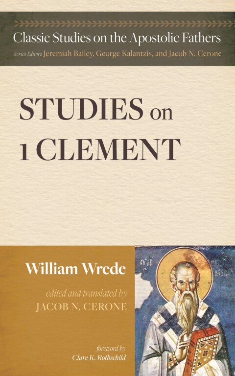Cover image for book Studies on First Clement