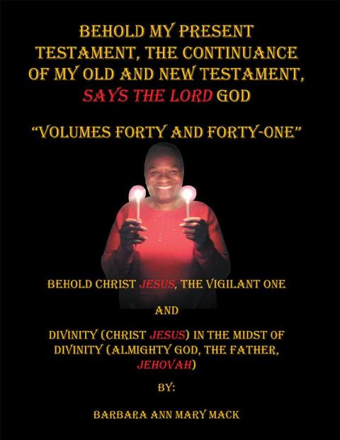 Cover image for book Behold My Present Testament