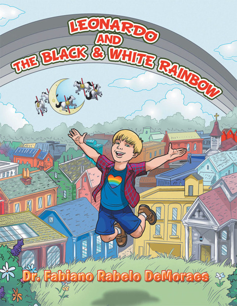 Cover image for book Leonardo and the Black & White Rainbow