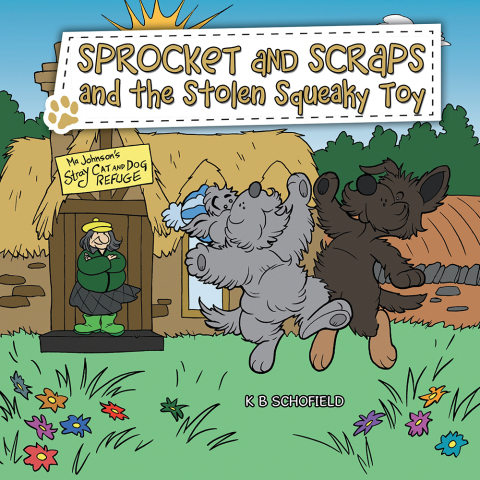 Cover image for book Sprocket and Scraps and the Stolen Squeaky Toy