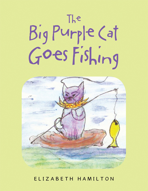 Cover image for book The Big Purple Cat Goes Fishing
