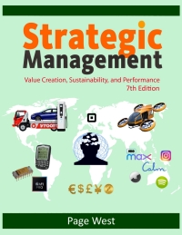 Imagen de portada: Strategic Management: Value Creation, Sustainability, and Performance 7th edition 9781733174442