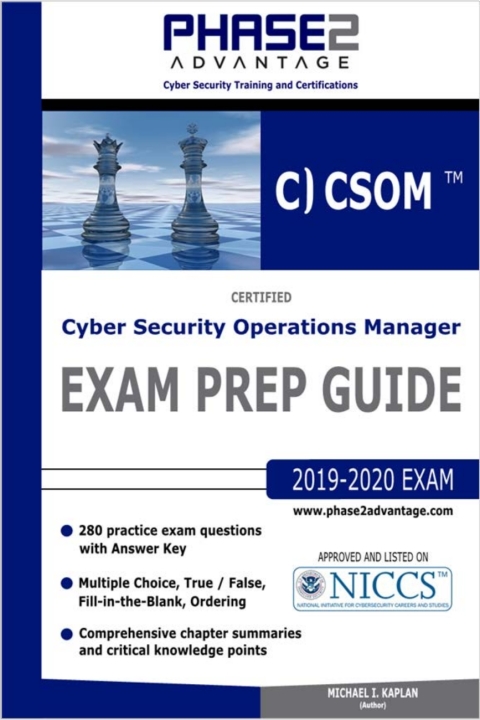 Cover image for book Certified Cyber Security Operations Manager: Exam Prep Guide