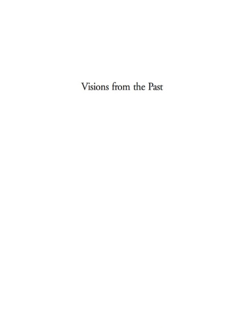 Cover image for book Visions from the Past