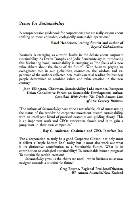 Cover image for book Sustainability