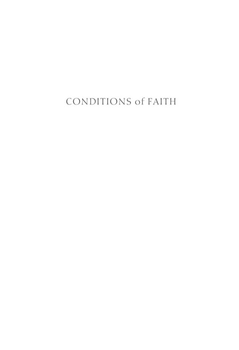 Cover image for book Conditions of Faith