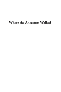 Cover image: Where the Ancestors Walked 9781741140705