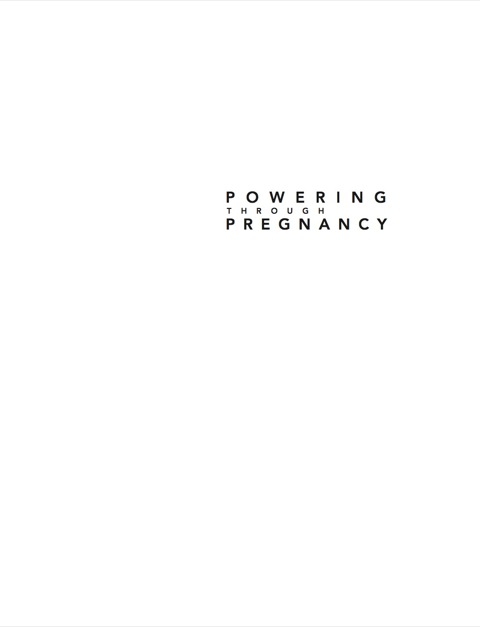 Cover image for book Powering through Pregnancy