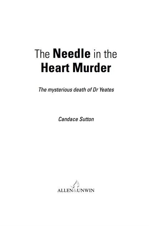 Cover image for book The Needle in the Heart Murder