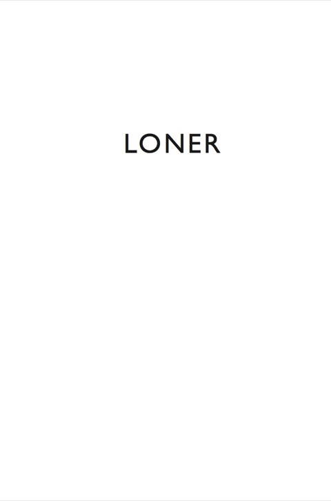 Cover image for book Loner