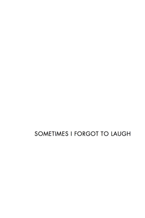 Cover image for book Sometimes I forgot to laugh