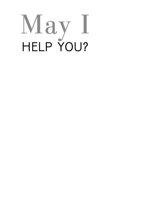 Cover image for book May I Help You?