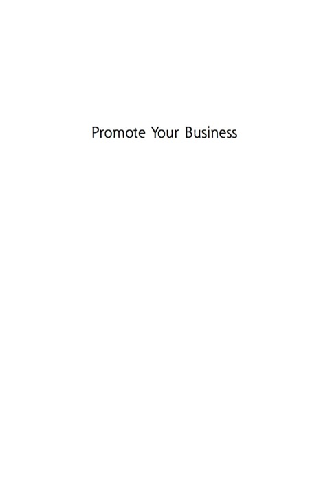 Cover image for book Promote Your Business