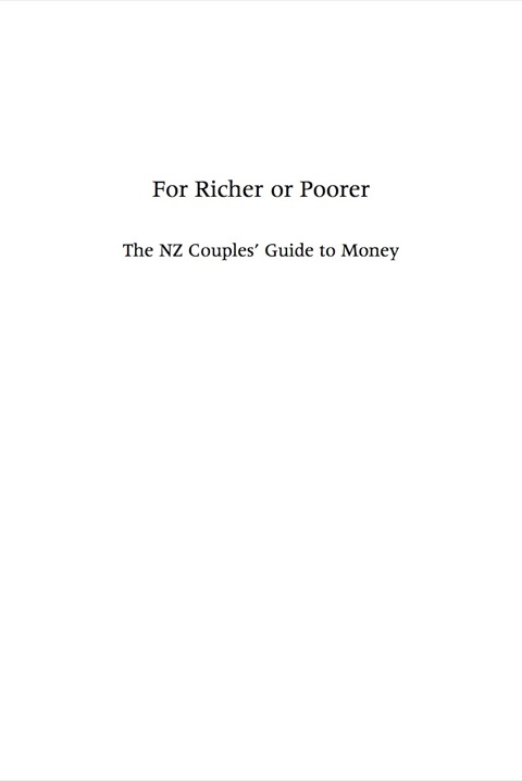 Cover image for book For Richer or Poorer