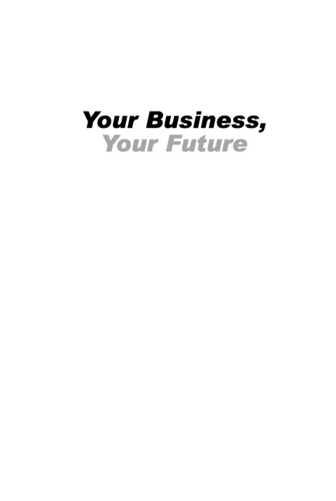 Cover image for book Your Business Your Future