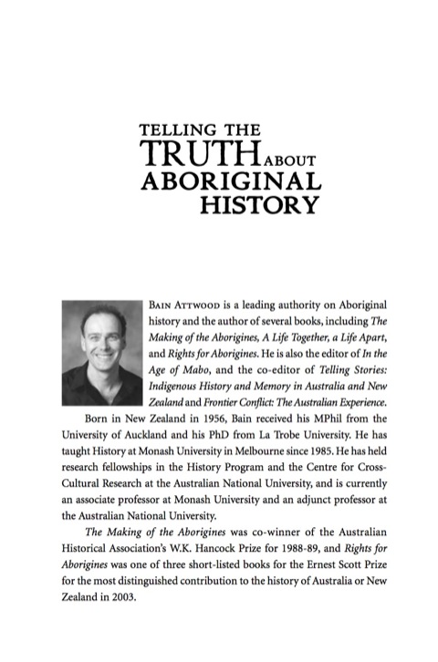 Cover image for book Telling the Truth About Aboriginal History