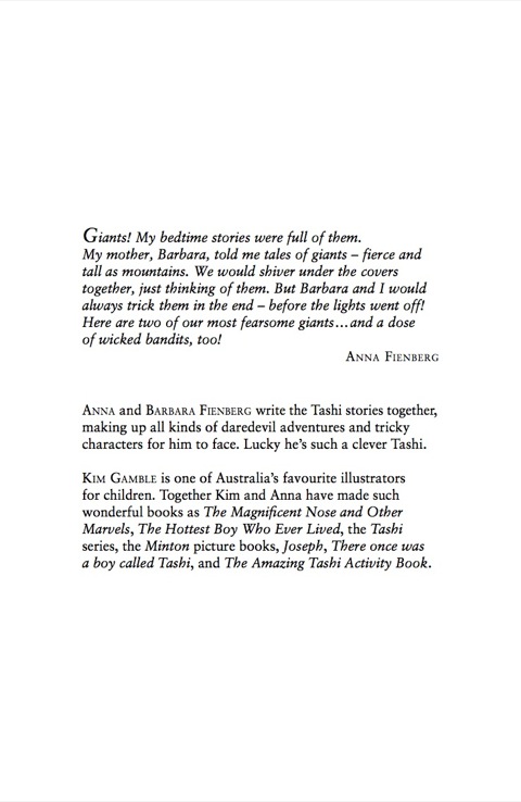 Cover image for book Tashi and the Giants