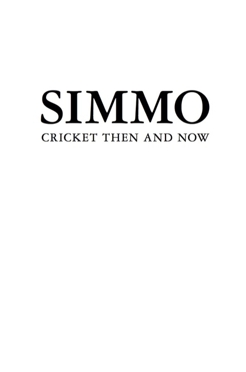 Cover image for book Simmo: Cricket Then and Now