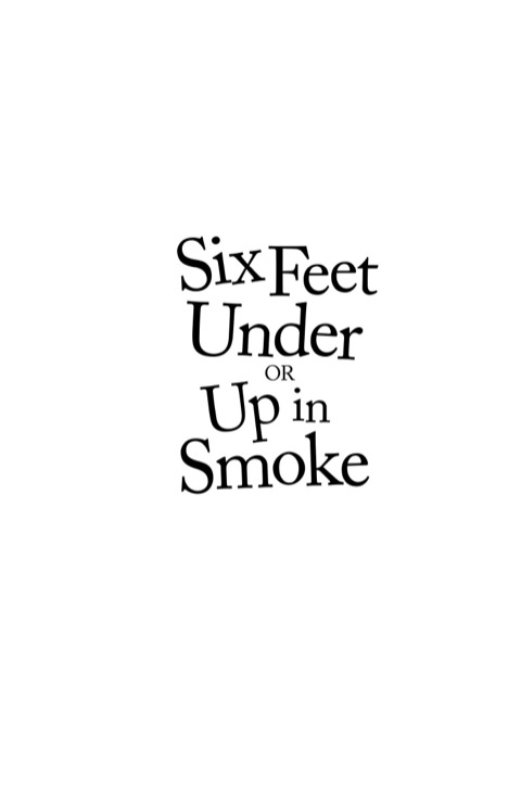 Cover image for book Six Feet Under or Up in Smoke