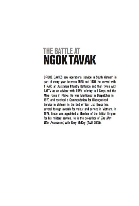 Cover image for book The Battle at Ngok Tavak