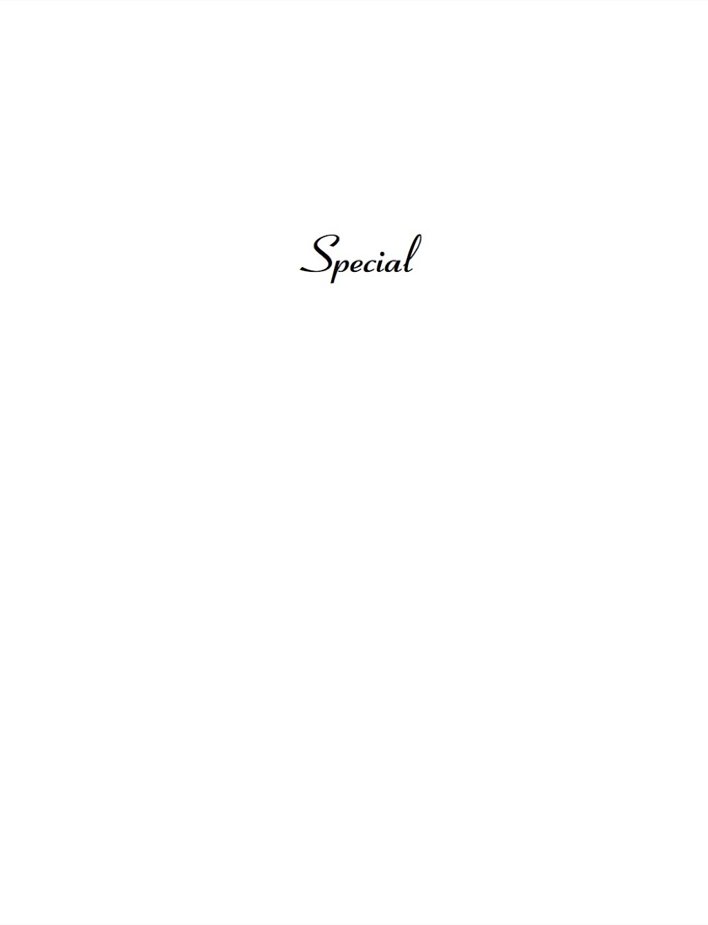 Special (eBook) Special (eBook)