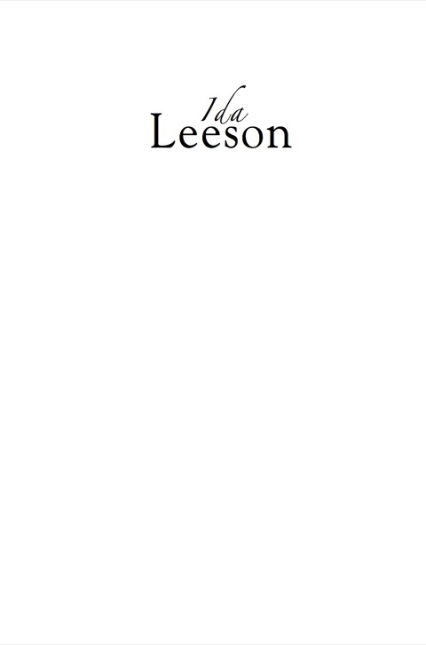 Cover image for book Ida Leeson: A Life