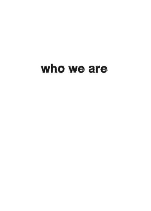 Cover image for book Who We Are