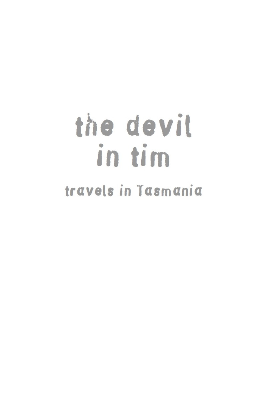 The Devil in Tim (eBook) The Devil in Tim (eBook)