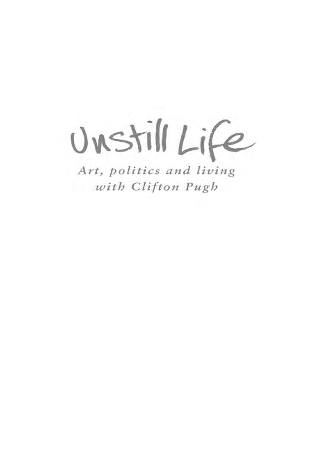 Unstill Life (eBook) Unstill Life (eBook)