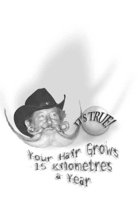 Cover image for book It's True! Your Hair Grows 15 kilometres a year (3)